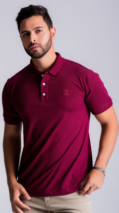 CAMISA POLO PIQUET | - BORDO