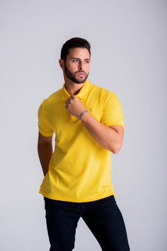 CAMISA POLO PIQUET | - AMARELA - loja online