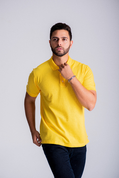 CAMISA POLO PIQUET | - AMARELA - Berpairy