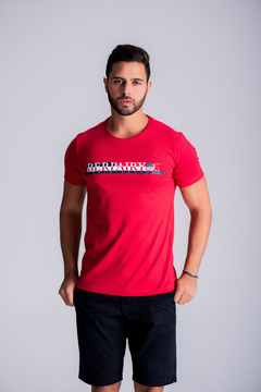 CAMISETA ESTAMPADA | USA - VERMELHA