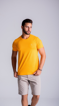 CAMISETA ESSENTIAL | COMFORT - AÇAFRÃO - Berpairy