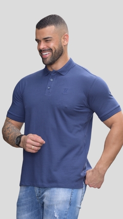 CAMISA POLO PIQUET | - AZUL MARINHO