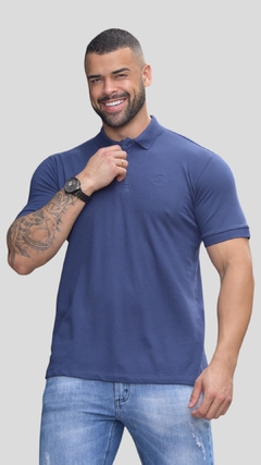 CAMISA POLO PIQUET | - AZUL MARINHO - comprar online