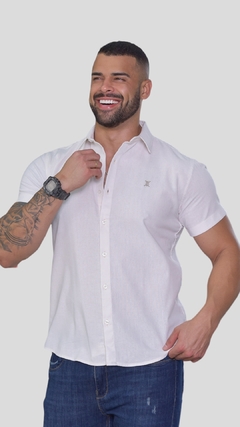 CAMISA MANGA CURTA | LINHO - OFF WHITE