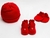 Kit c 3 peças vermelho - comprar online