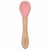 Colher silicone e bambu