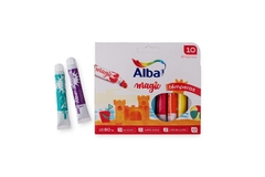 Tempera Alba Magic surtido x 10 pomitos 8ml