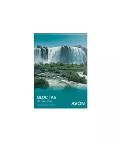 BLOCK PEGADO A6 AVON 80 HOJAS LISAS