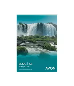 BLOCK PEGADO A5 AVON 80 HOJAS LISAS