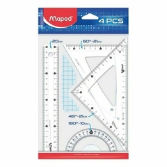 Set Geometría Maped 4 PIEZAS 15CM