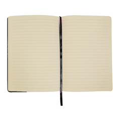 CUADERNO TALBOT PU 14X21 NEGRO 96hjs RAYADO - comprar online