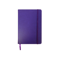 CUADERNO TALBOT PU 9x14 VIOLETA 96hjs RAYADAS