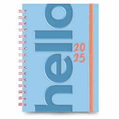 Agenda 2025 Diaria cartera c/espiral 10x15 Hello Talbot