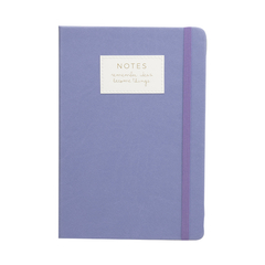 CUADERNO TALBOT PU PASTEL LILA 96hjs RAY