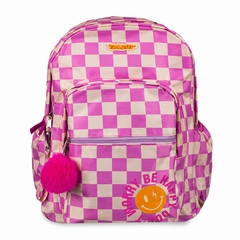 Mochila Talbot Pink Smile espalda