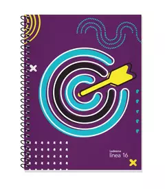 CUADERNO ESPIRAL LÍNEA 16 22x29cm 84 HOJAS CUADRO