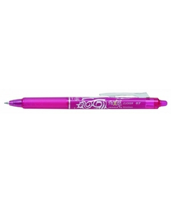 Roller Frixion Pilot Borrable retráctil rosa