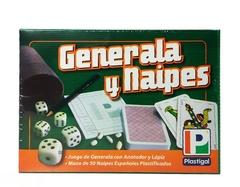 Generala y Naipes Plastigal