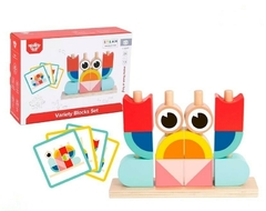 Set de bloques de madera Tooky Toy