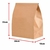 Saco Kraft para Delivery 15kg c/200 unidade 33x24x13xm