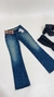 Calça jeans low belt bootcut - 34 na internet