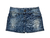 Micro saia jeans heart - pp - comprar online