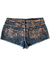 Micro short low metalizado gold - 38 - comprar online