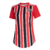 Camisa São Paulo II 22/23 Torcedor Adidas Feminina - Vermelho, Preto e Branco