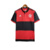Camisa Flamengo I Retrô 17/18 Torcedor Masculina - Vermelha com detalhes em Preto