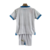 Kit Infantil Olympique Marseille I 23/24 Puma - Branco com detalhes em azul e dourado - comprar online