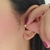 Piercing tragus c/ ponto de luz 3,5 mm - Prata 925 na internet