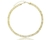 Colar Choker Malha para Charms Banhado em Ouro 18K