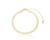 Pulseira Malha Lisa Banhada em Ouro 18K - comprar online