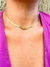 Choker Corrente Chapada/Laminada Banhada a Ouro 18K - comprar online