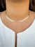 Choker Prata Laminada/Chapada