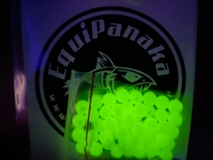 Miçanga Fluorescente Para Pesca Noturna - 50 pçs