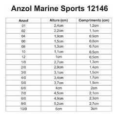 Anzol Black N°10 - Marine - 10 Uni. - comprar online