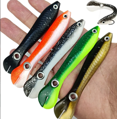 Kit C/ 5 Iscas Artificiais Bionic Soft Bait 10cm - 6 Gramas - comprar online