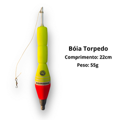 Kit Bóia Torpedo + Ração Furadinha Acquamil Equipanaka na internet