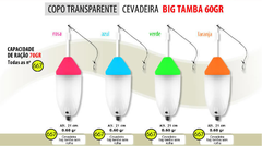 Bóia Cevadeira Big Tamba - 60g - Barão - Loja Online em Artigos de Caça e Pesca Equipanaka