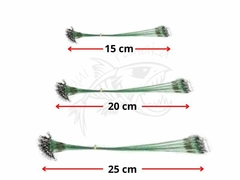 Kit Empate De Aço Para Pesca / Encastoado / Leader - 12 pçs - comprar online