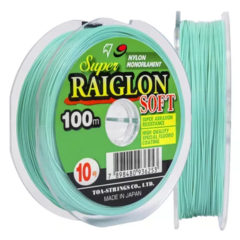 Linha Monofilamento Super Raiglon Soft - 100m 0.405mm 26,6lb