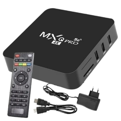 Controle cabos e TV Box Smart 4K Mxq PRO 5G