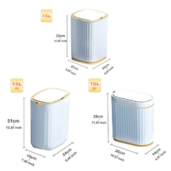 Lixeira de Banheiro Inteligente de Indução Automática - comprar online
