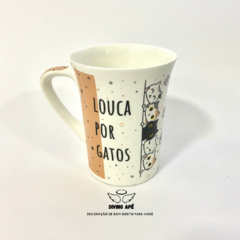 Kit Caneca Gatos + Colher Gato - Divino Apê