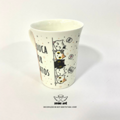 Kit Caneca Gatos + Colher Gato - loja online