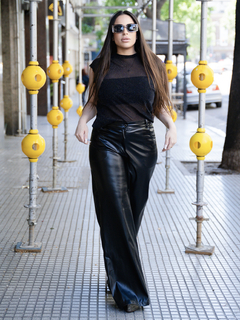 Pantalón Kylie Engomado Black - Street Style - Estudio Nube