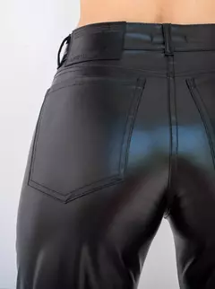 Pantalón Kylie Engomado Black