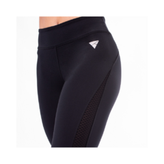 Calza Capri Negra con Calado Alena - comprar online