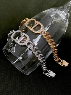 PULSEIRA INSPIRAÇÃO DIOR CORRENTE BANHO PRATA